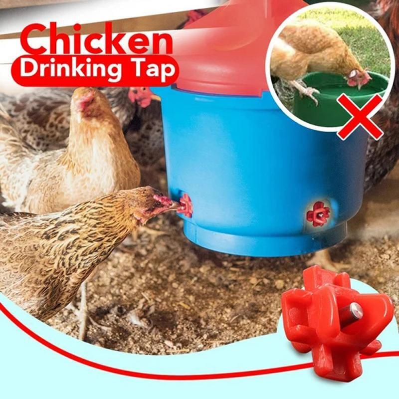 Poultry horizontal side-mounted teat automatic drinker - Neulons.com